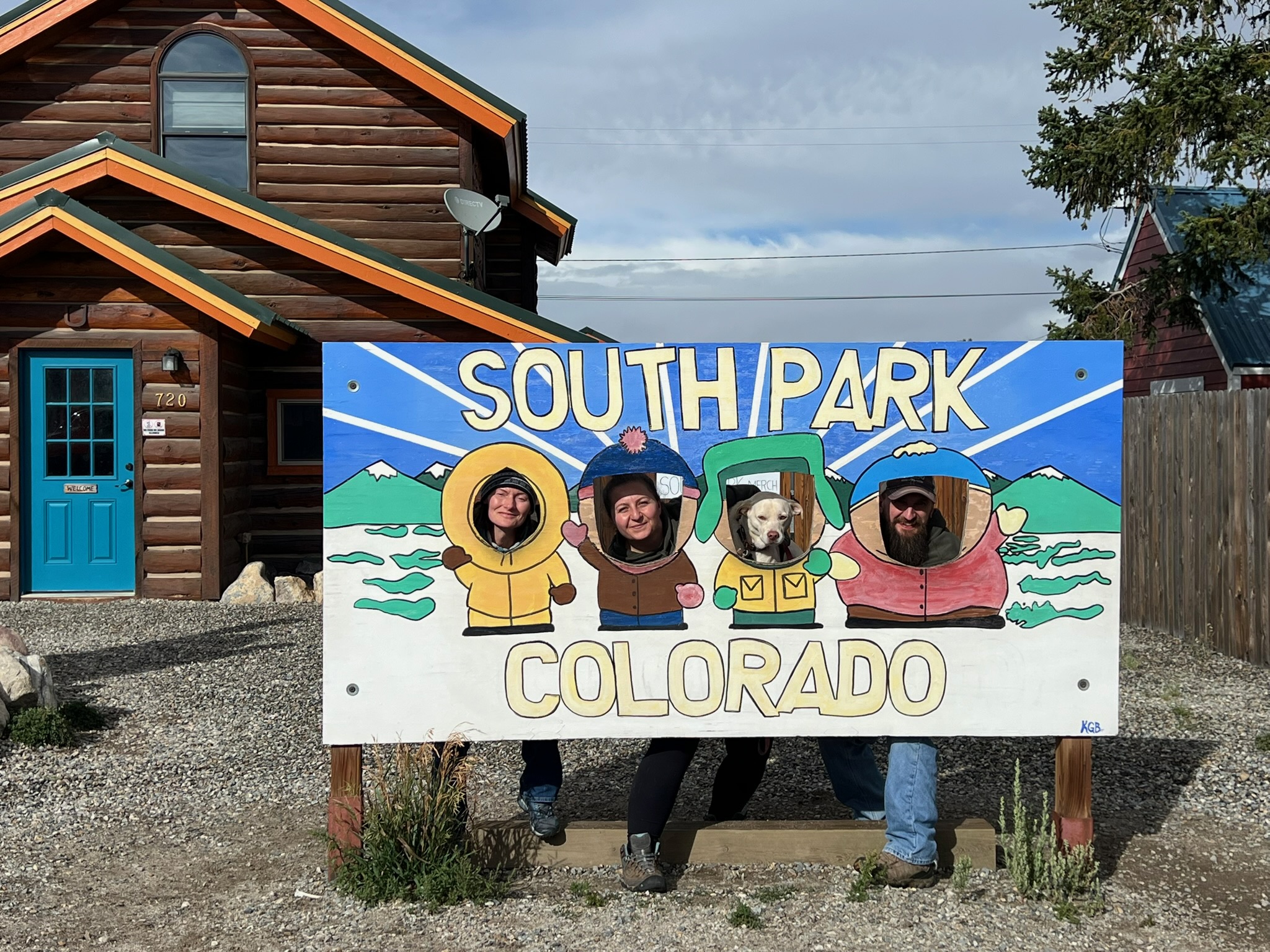 Goofing around in South Park, Colorado