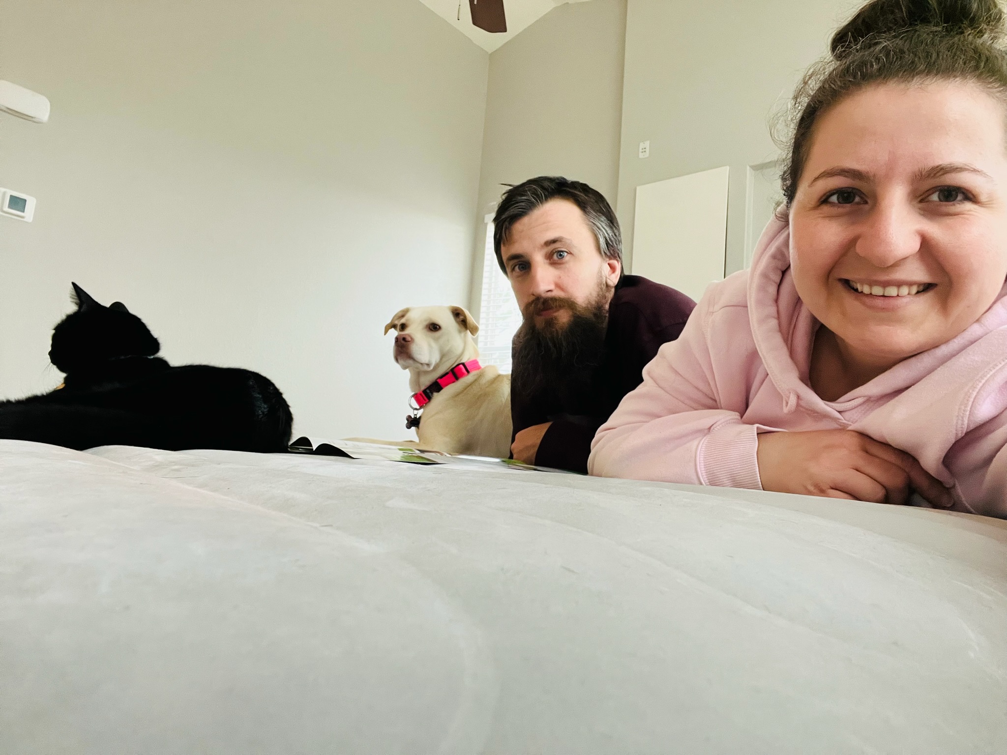 An afternoon at home with our pets